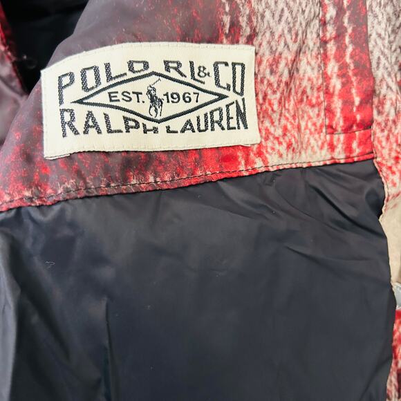 NEW Polo Ralph Lauren Carly Down Jacket Insulated Plaid Puffer Winter Coat Sz XL - Picture 7 of 11